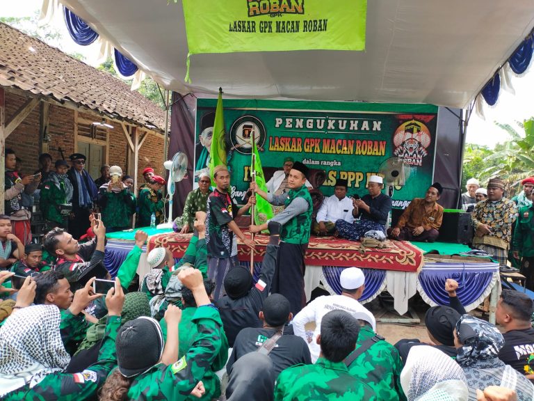 Ribuan Anggota GPK Jateng, Hadiri Pengukuhan Laskar GPK Macan Roban