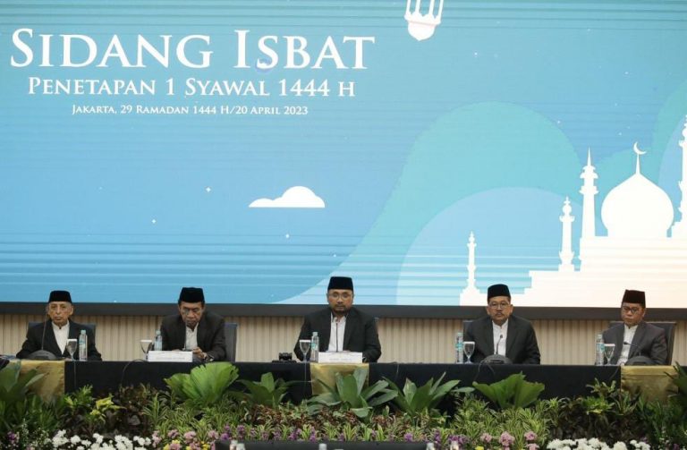 Tok, Pemerintah Resmi Tetapkan 1 Syawal 1444 H Jatuh Pada Sabtu, 22 April 2023