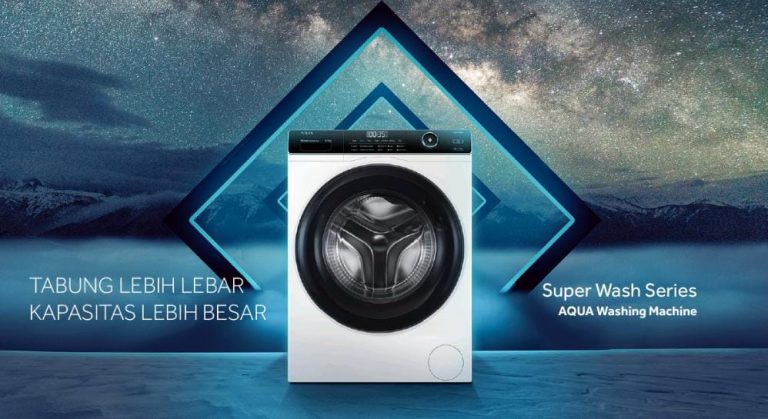 AQUA Elektronik Hadirkan Mesin Cuci Dengan Teknologi Penghilang Bau dan Kerutan