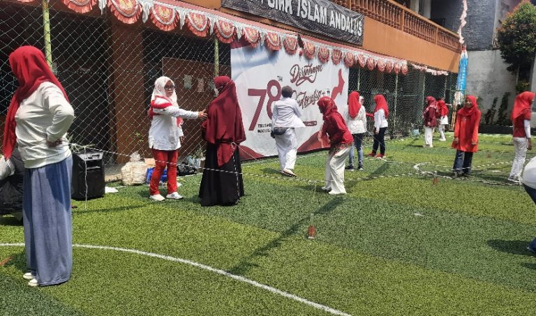 Peringati HUT RI ke 78, Alumni SMK Andalus Gelar Lomba dan Lantik Pengurus Baru